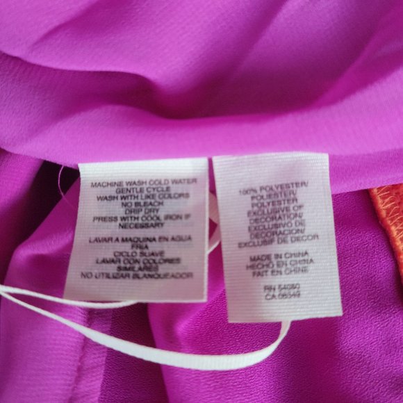 NWT Rachel Roy Size L Magenta Tank - Picture 4 of 6